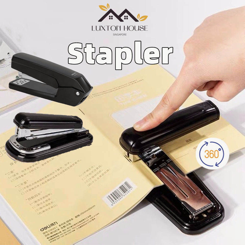 {SG} 360 Degree Smart Stapler Swivel Stapler Staple Booklets 25 Sheet