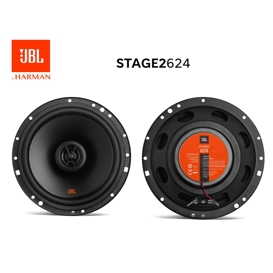 美品☆JBL 2ウェイスピーカー「STAGE2 624」165mm/6.5インチ JBL