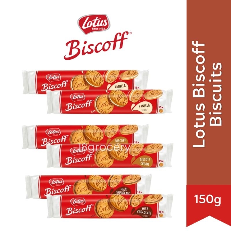 Lotus Biscoff Sandwich Cookies, 150g Shopee Singapore