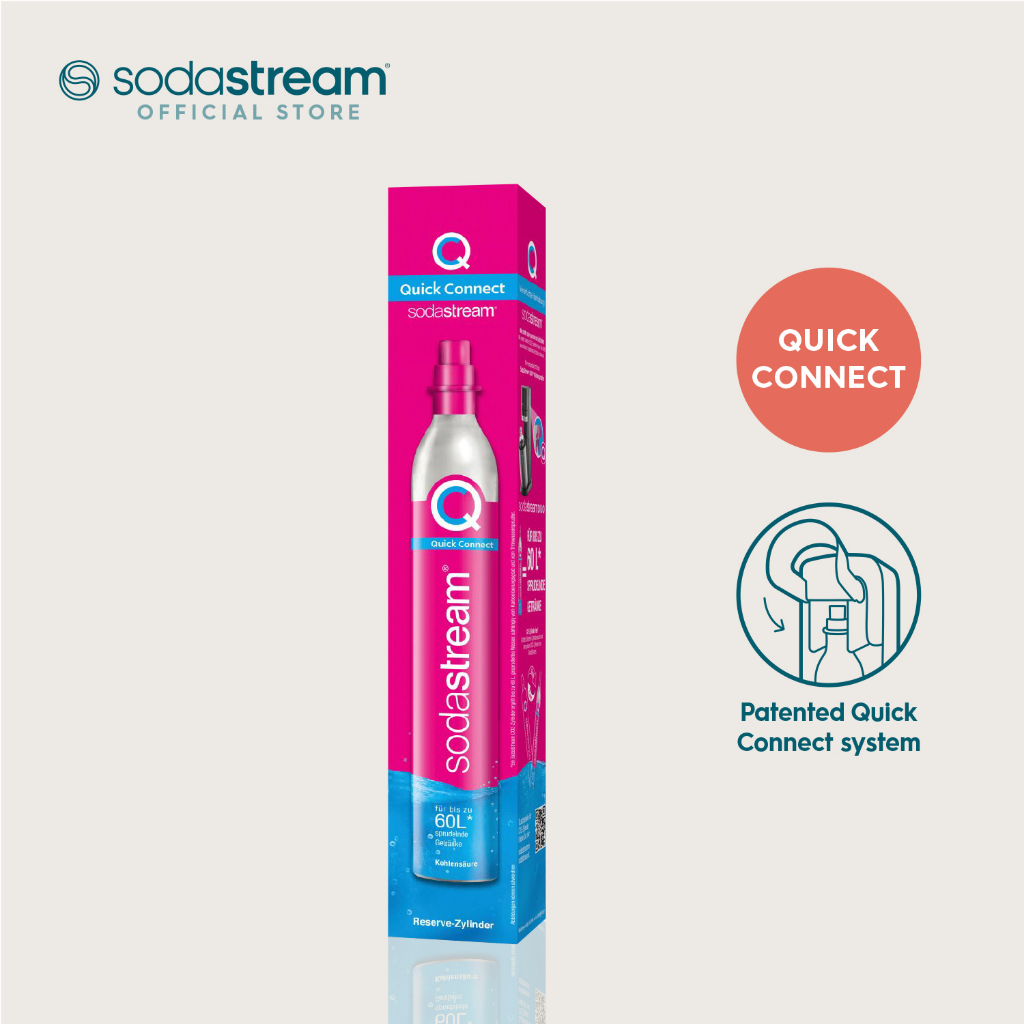 SodaStream Quick Connect Genuine CO2 Cylinder 60L Only for Art