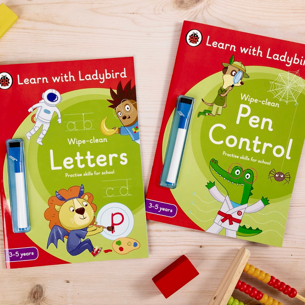 Learn with Ladybird Wipe-Clean Activity Book Series (3-5 years ...