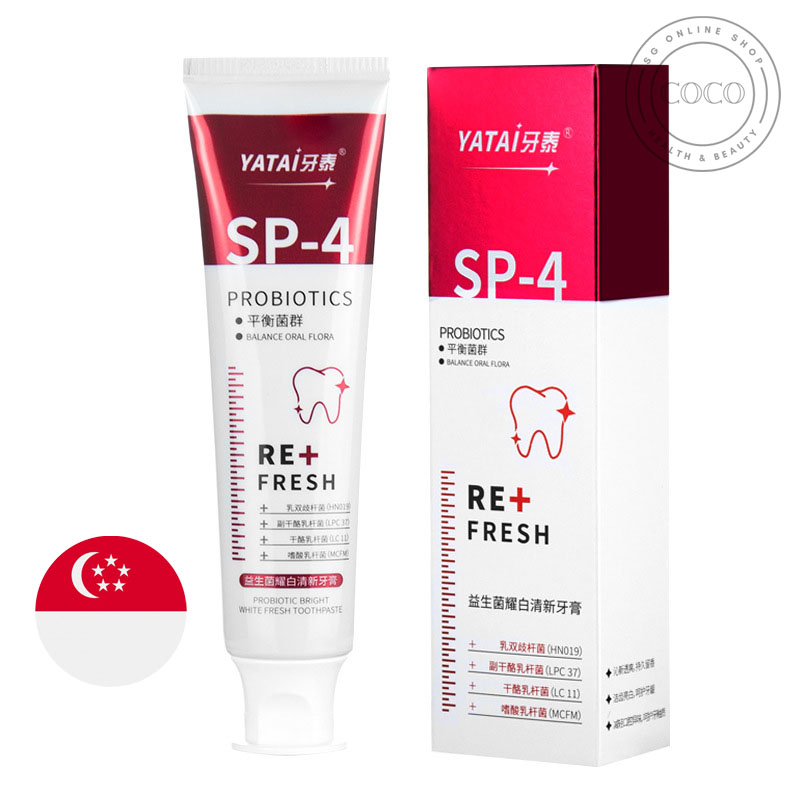 【SG Ready Stock】Yatai Probiotic Whitening Shark Toothpaste, Teeth Whitening, Oral Care, Fresh