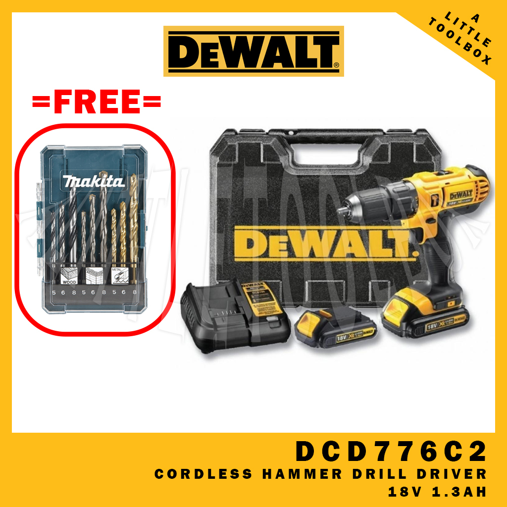 Dewalt 18v xr 1.3 ah battery hot sale