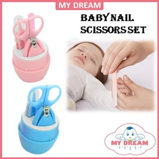 Newborn Baby Nail Scissor Baby Nail Care Tool Kid Safe Portable Nail  Clipper Trimmer File Tweezer With Box Children Manicure Kit - AliExpress