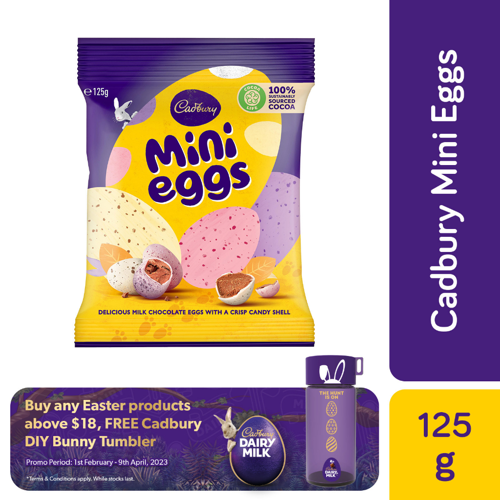 Cadbury Mini Eggs Egg Bag 125g Easter Bunny Chocolate Easter Egg Shopee Singapore 4985