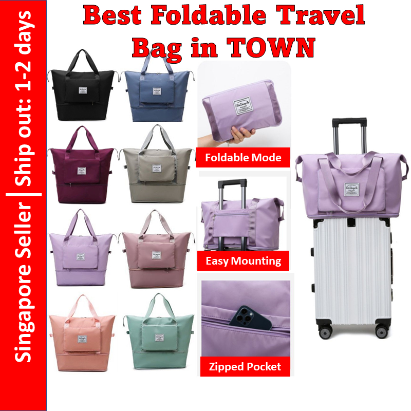 Foldable Expandable Travel Bag/ Large Capacity Multi Function Hand