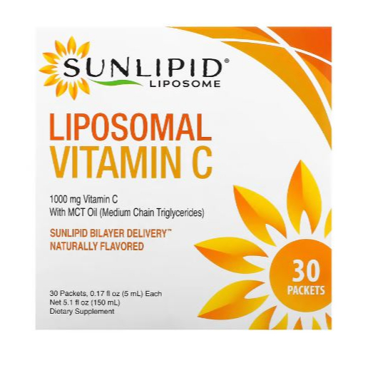 Liposomal Vitamin C, (5 mlx30 packets) Sunlipid Shopee Singapore