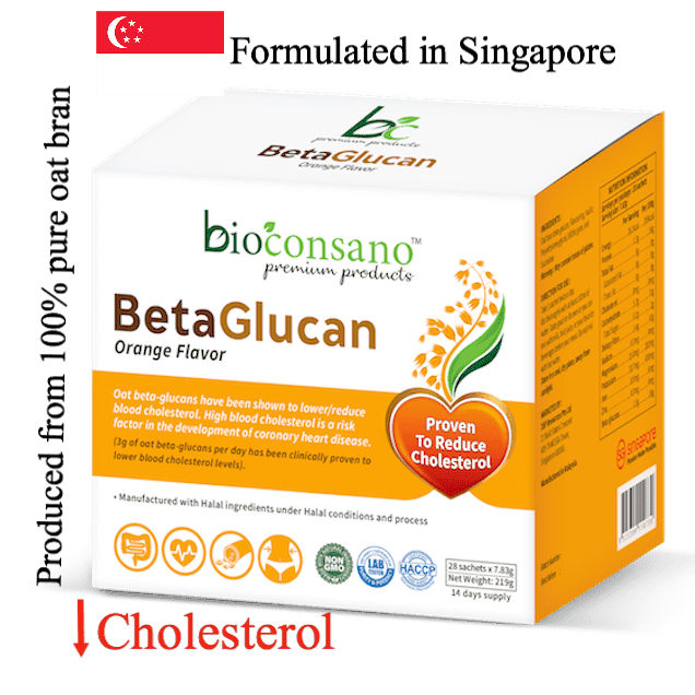 Bioconsano Oats Beta Glucan Proven to Reduce Cholesterol 有效降低胆固醇 Shopee Singapore