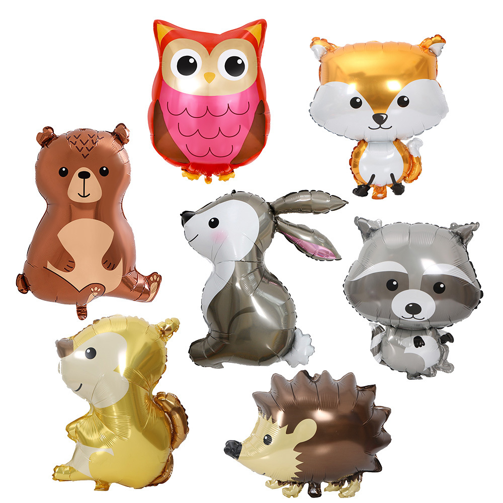 Forest Animals Theme Birthday Party Balloon Decoration Balloon Package ...