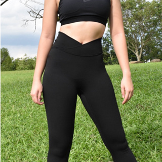 TOIT V cut Leggings Hourglass Cross crossover Waist Leggings Workout Tights  Yoga Pants