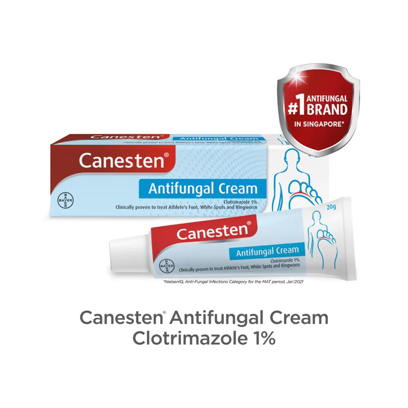 Canesten Antifungal Cream Clotrimazole 1 20g (For Athlete's Foot