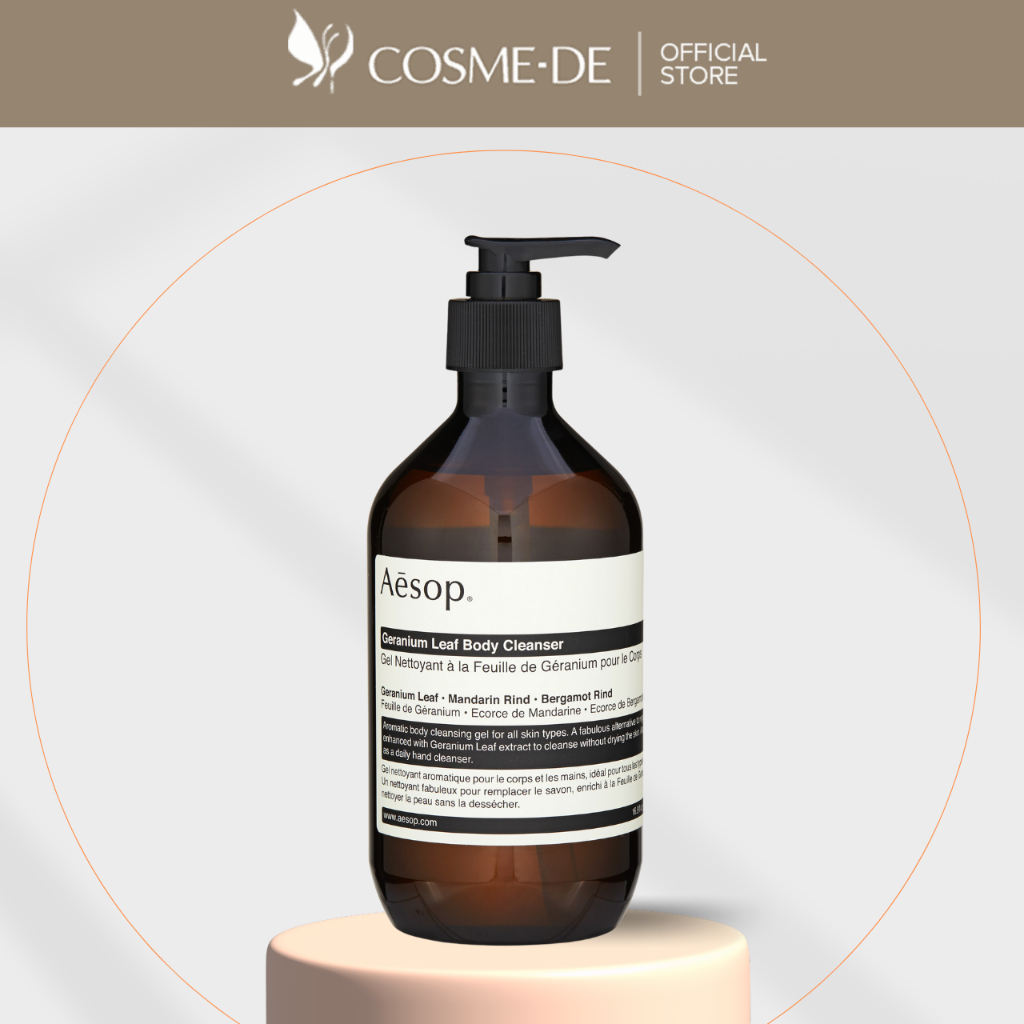 Aesop Geranium Leaf Body Cleanser 500ML Shopee Singapore