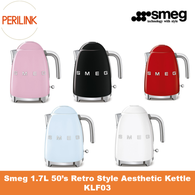 SMEG Kettle 1.7L, 50’s Retro Style Aesthetic Kettle KLF03 Shopee