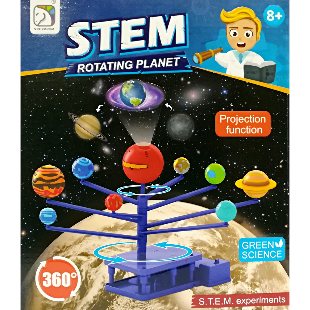 STEM TOYS ROTATING PLANETS IN SOLAR SYSTEM education toys | Shopee ...