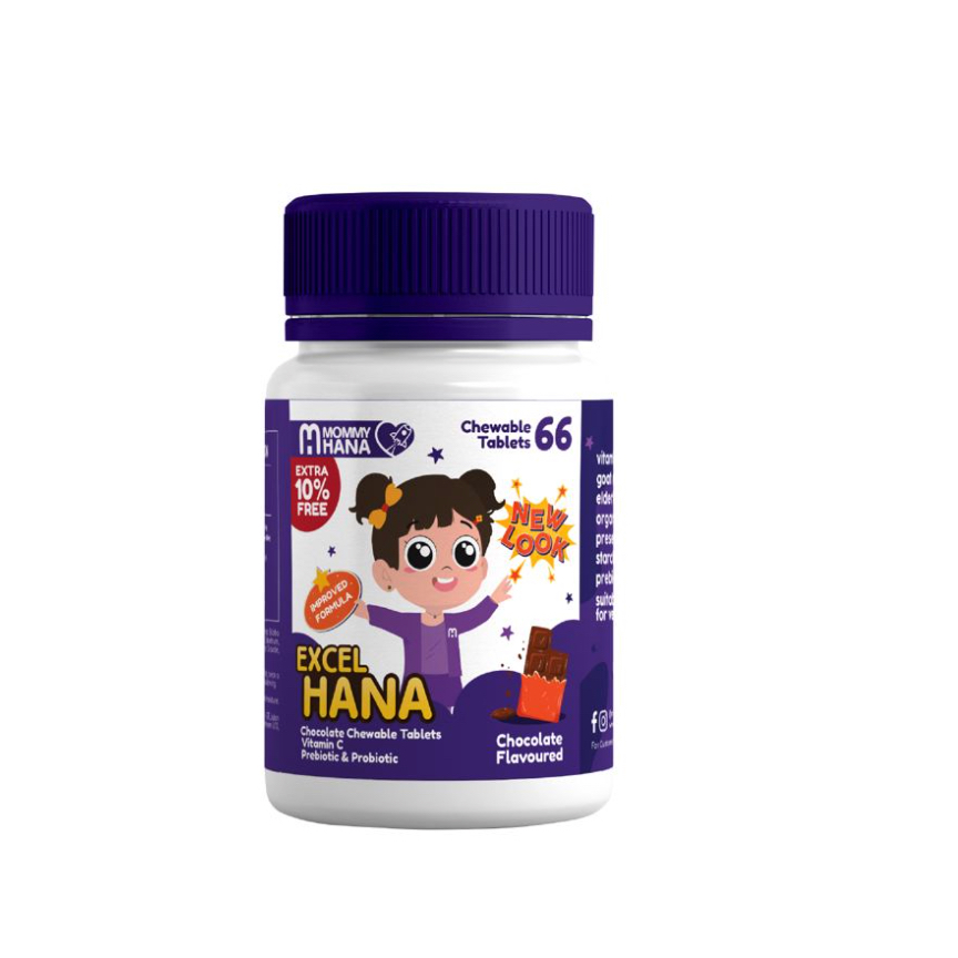 [Emily] MommyHana Excel Hana Chocolate Tablet 60 tablets | Shopee Singapore