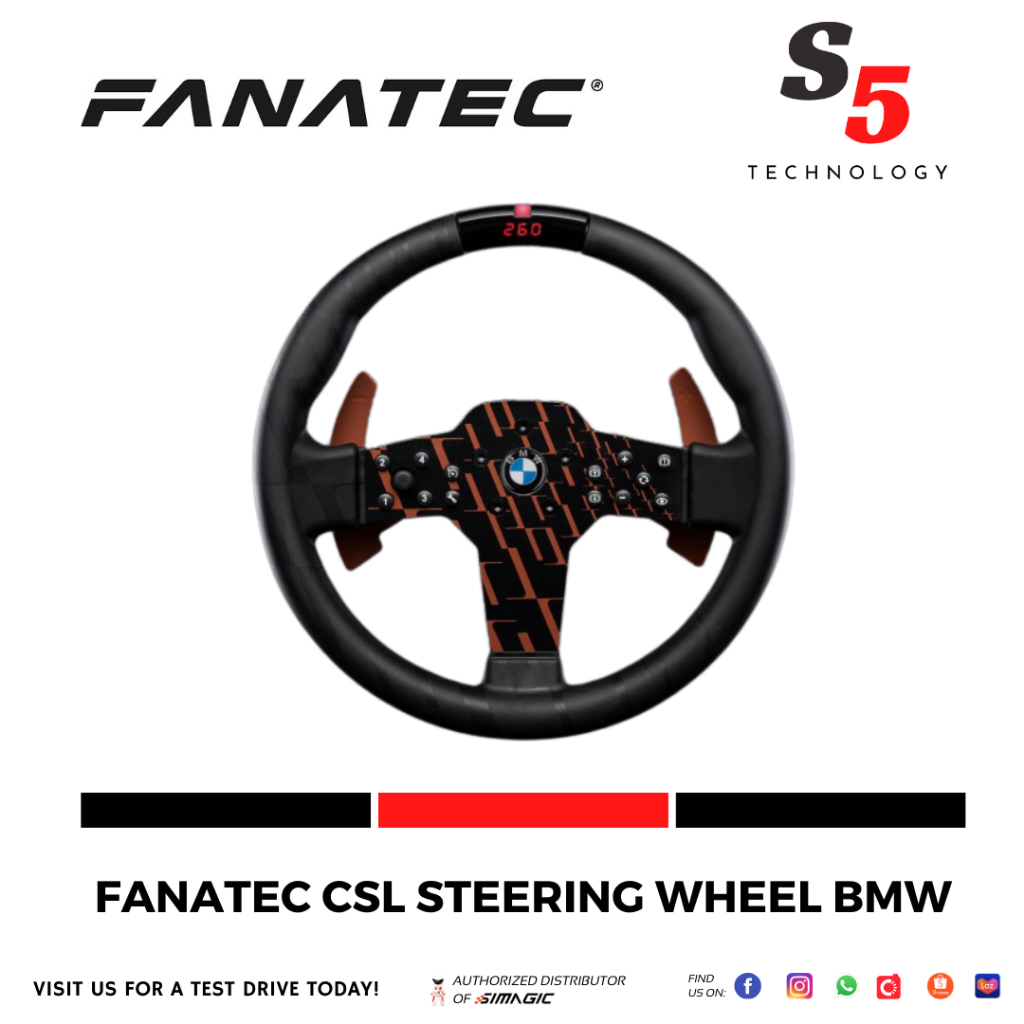 FANATEC CSL Steering Wheel BMW | Shopee Singapore