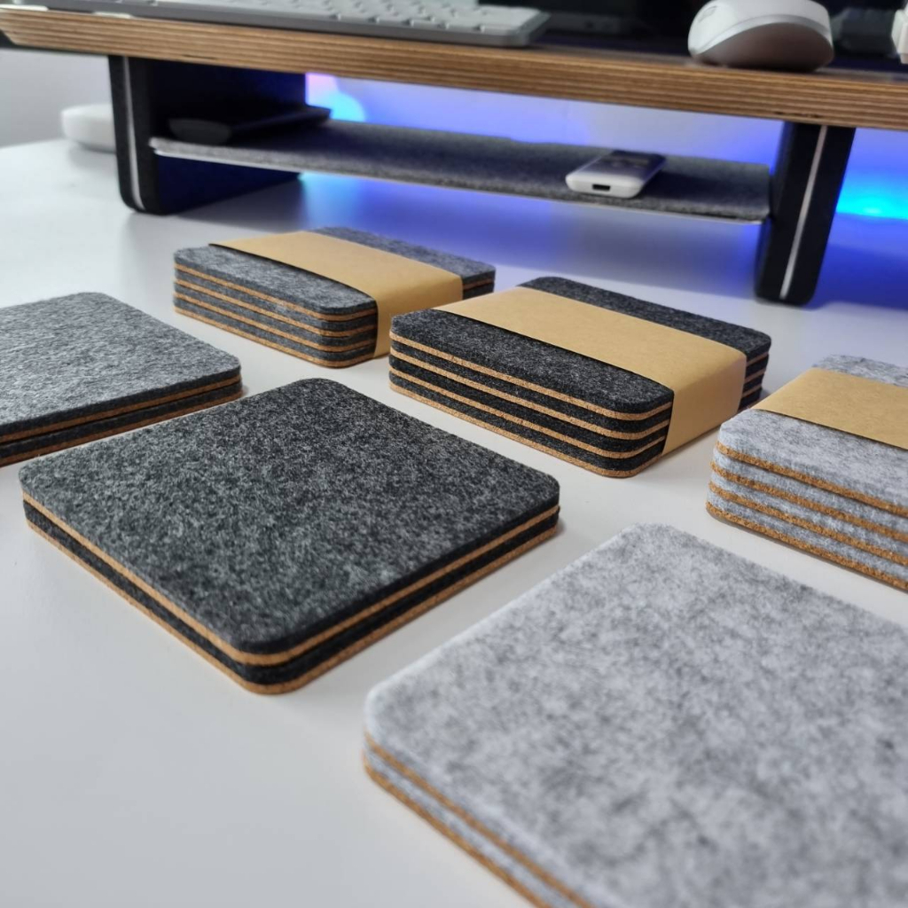 ALEXTEO Wool Felt Coaster (Pack of 4) Shopee Singapore