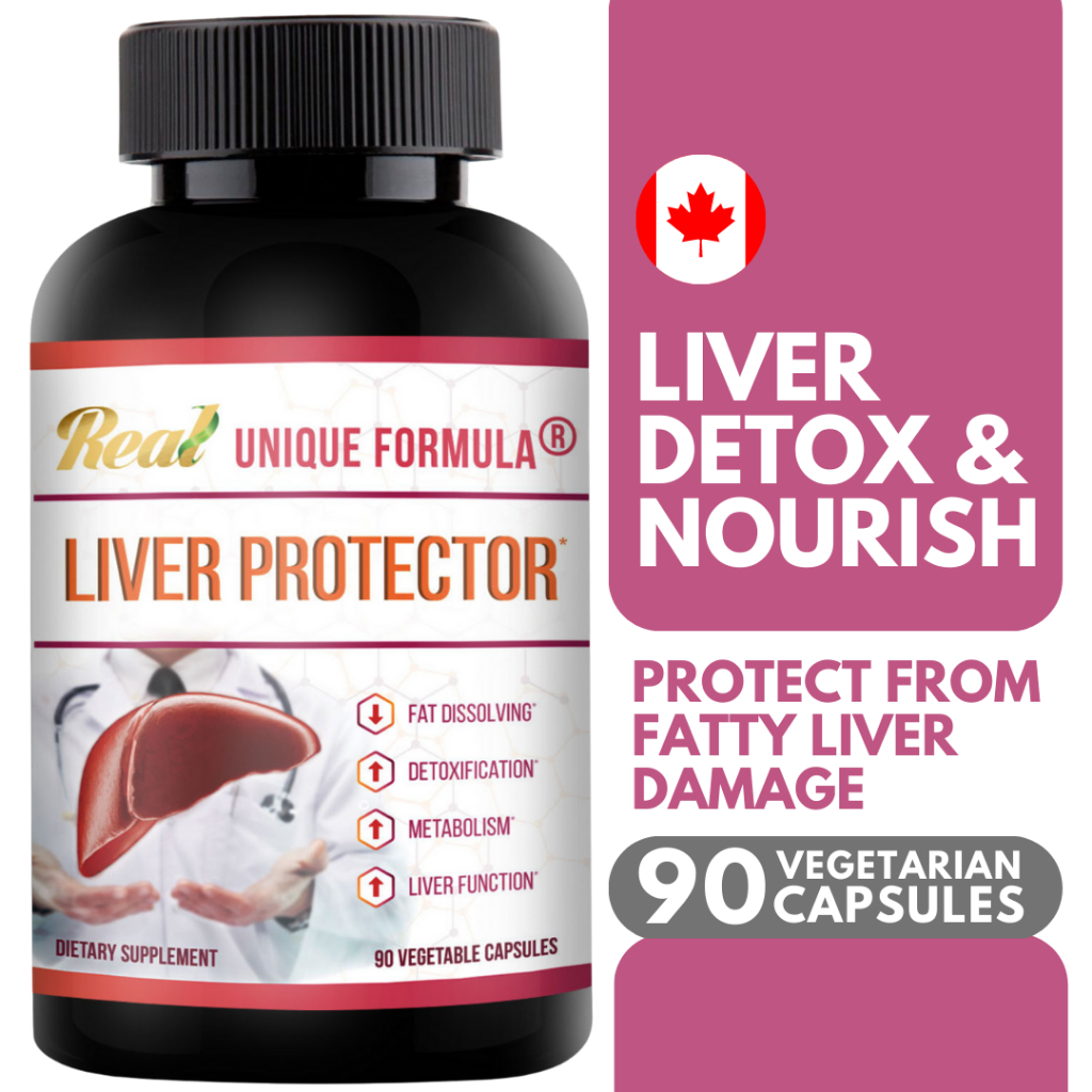 Real House Canada Liver Protector Milk Thistle Curcumin Artichoke, 90