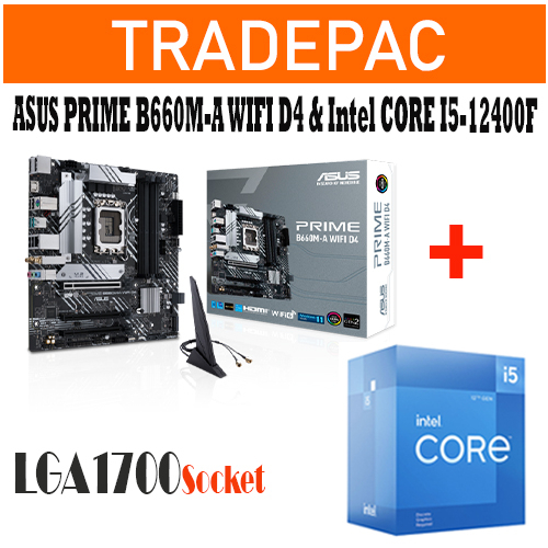 ASUS PRIME B660M-A WIFI D4 Micro-ATX Motherboards & Intel Core i5 