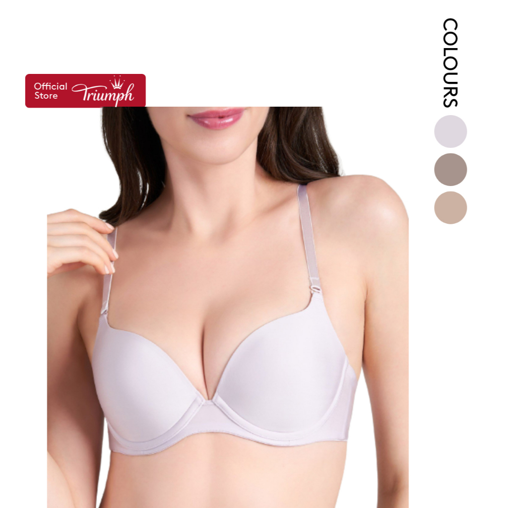 Triumph Body Make Up Wired Push Up Bra 10155650 Shopee Singapore