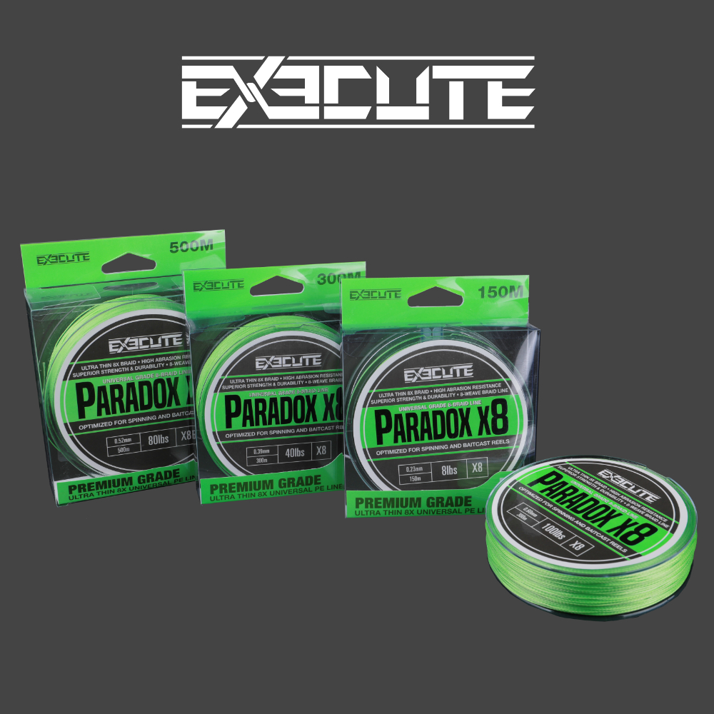 EXECUTE Paradox X8 Braided Line High Abrasion Resistance, Ultra