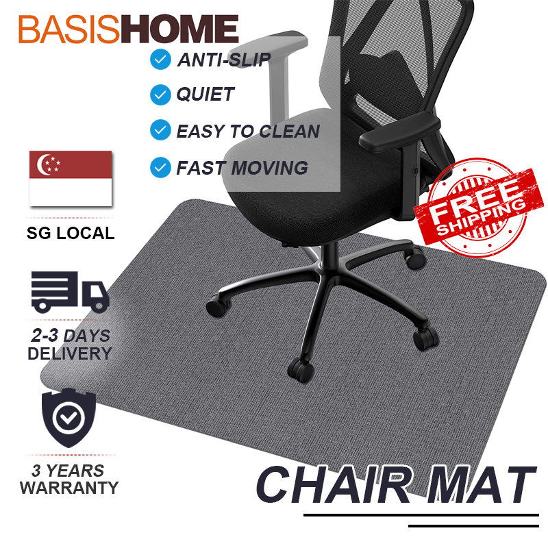 BASISHOME Office Chair Mat for Hardwood Floor & Tile Floor Computer