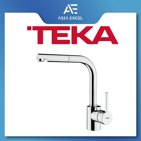 TEKA ARK 938 CHROME SINGLE LEVER PULL-OUT KITCHEN SINK MIXER | Shopee ...