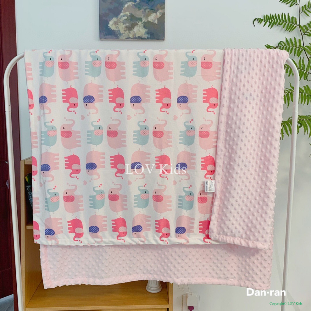 Baby/Kids Blanket Super Soft Minky with Double Layer Dotted Backing Shopee Singapore