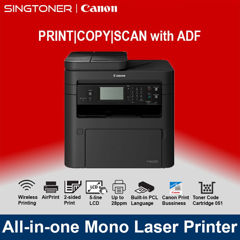 [Local Warranty] Canon ImageCLASS MF264dw II Multifunction MonoChrome