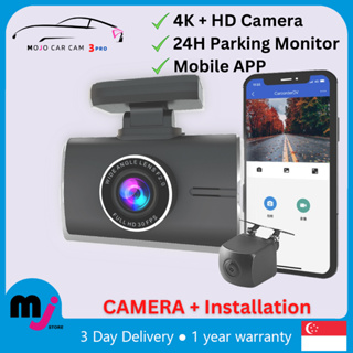 Mojo Car Cam 3 Pro 4K Front and Back HD Car Camera – MJ Store SG