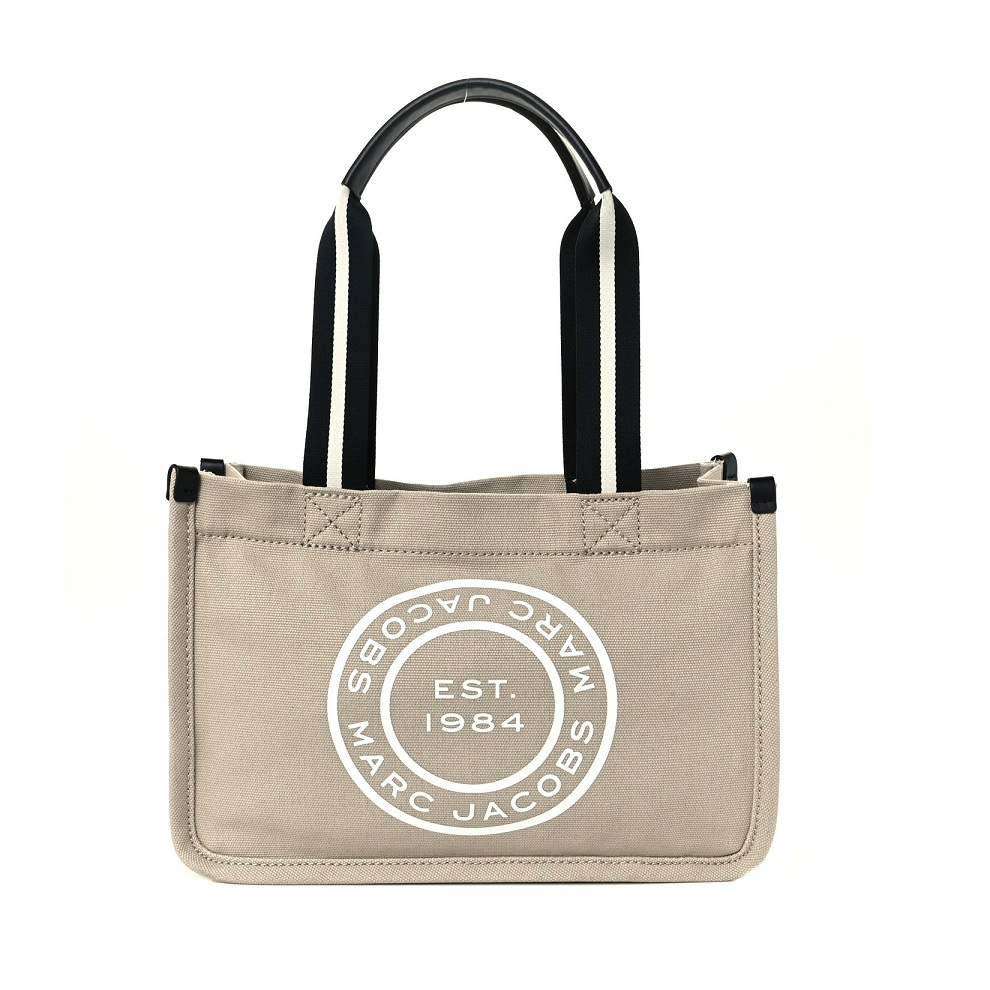 Marc Jacobs Signet Beige Canvas Tote Bag | Shopee Singapore