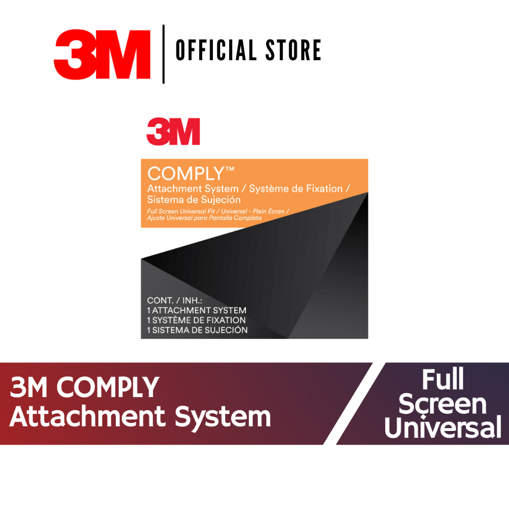 3M COMPLY Flip Attach - Full Screen Universal Laptop Fit | Shopee Singapore