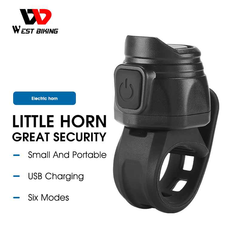 Bicycle ELectric Bell BuildIn Battery 150mAh Loud Volume Horn 80dB