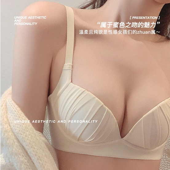 Soft Full Cotton Bra Non-wired Bras Bralette Seamless Push Up 32-38 A B Cup  Sleep Sport Girl Innerwear