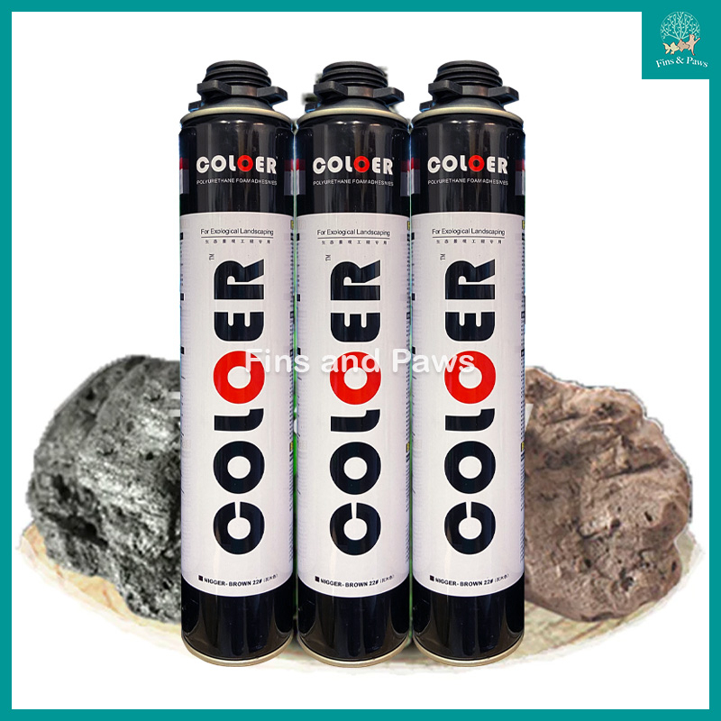 [Coloer / ScapePro] Aquarium Scape Expanding Foam Shopee Singapore