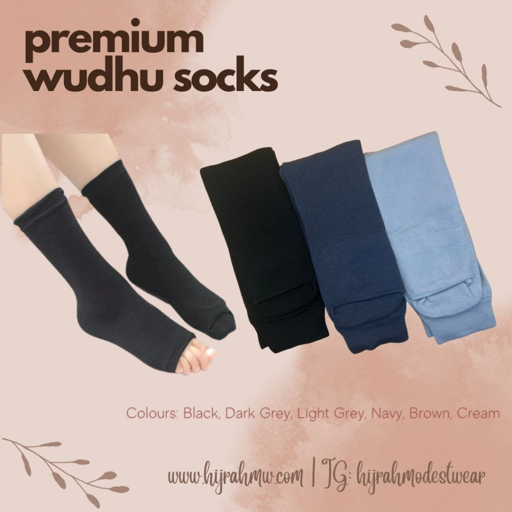 SG Seller Wudhu /Ablution Muslimah Socks for Travelling Umrah and