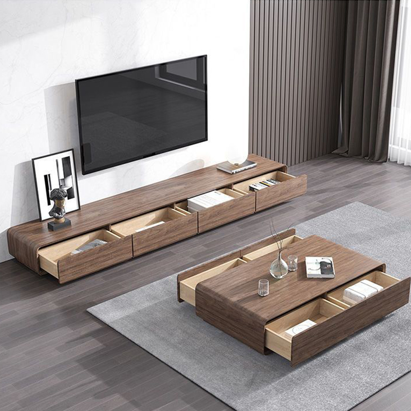 LGA TV Cabinet Console Wood TV Storage Cabinet Living Room TV Rack ...