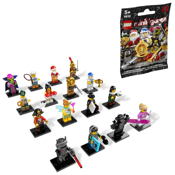 Lego Series 8 Minifigures 8833 Repacked in Ziplock Bag | Shopee Singapore