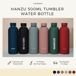 Thermo Water bottle 500ml. With name on - Tumblers with vinyl