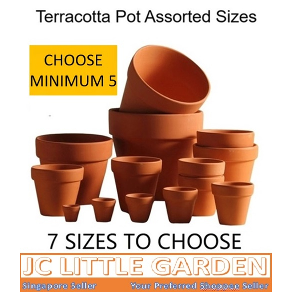 JCLSGP Terracotta pots Succulent Pots Cactus Pot Plant Pots mininum 5