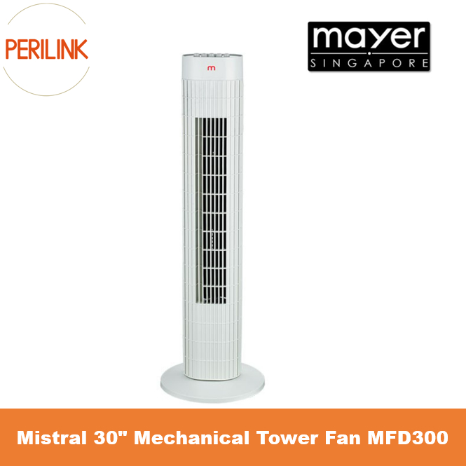 Mistral 30" Mechanical Tower Fan MFD300 Shopee Singapore
