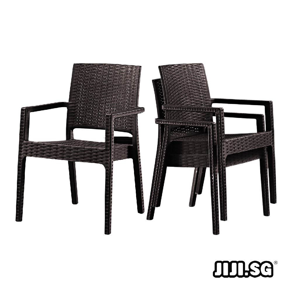 (JIJI.SG) HAMLIM Dining chair (With Armrest) Stackable / Chair