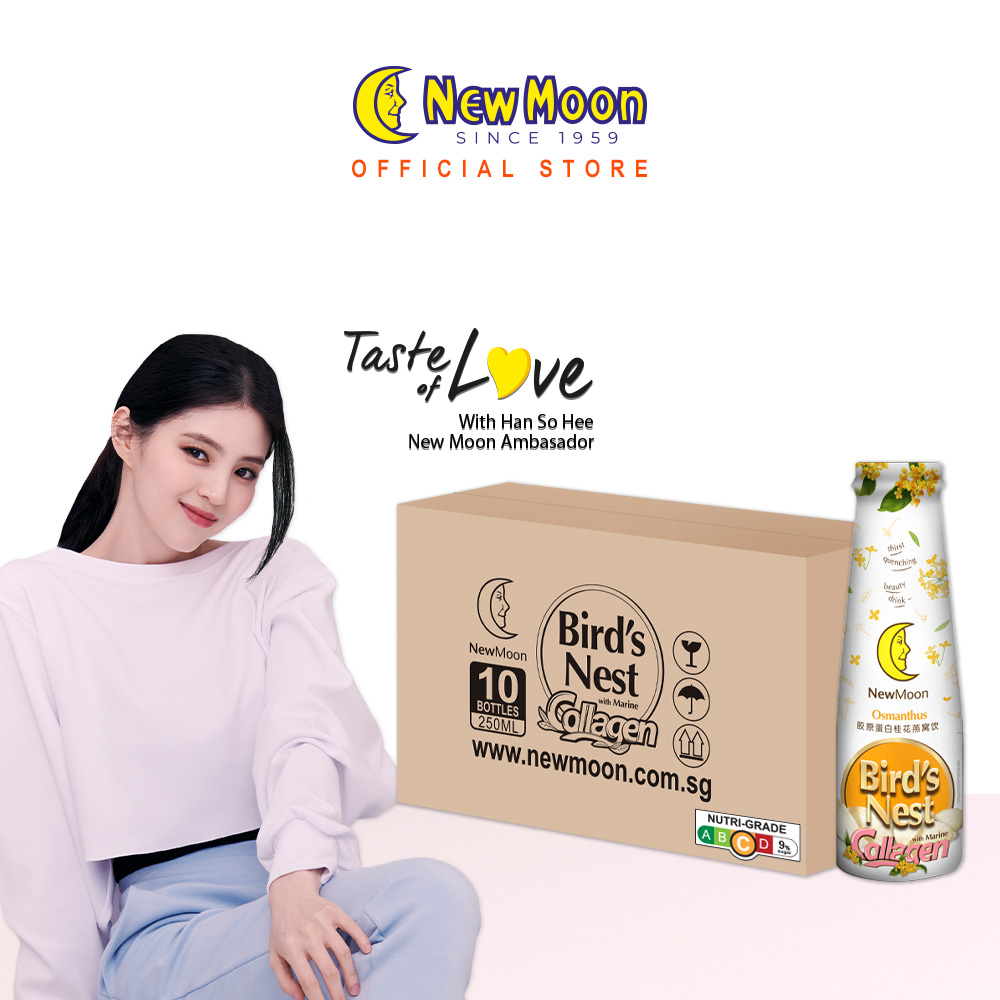 New Moon Osmanthus with Bird's Nest Collagen 250ml x 10 bottles (Exp:12/23)