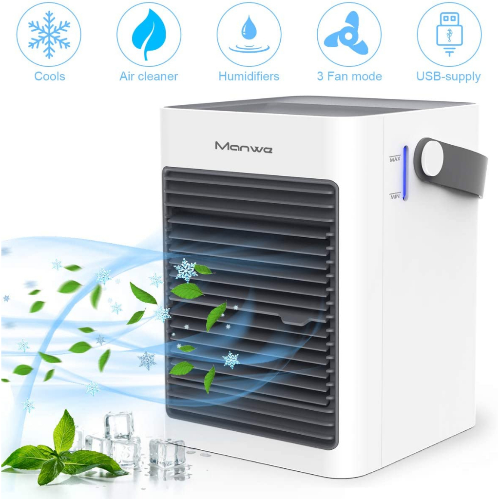 (no BOX) Manwe Portable Air Cooler, Small Air Conditioner Cooler and