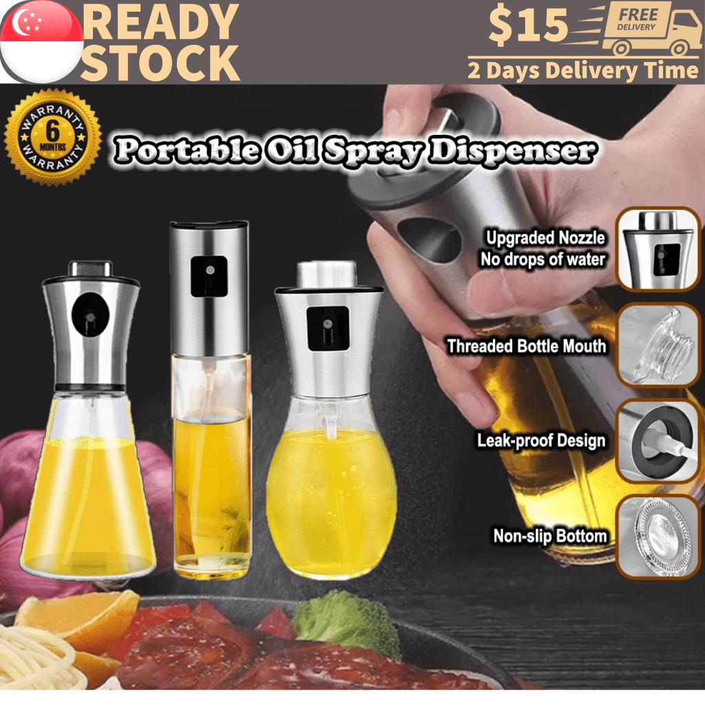 SG STOCK Healthier Choice Portable Oil Spray Dispenser, Oil Spray