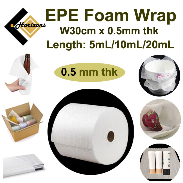 EPE Foam Wrap/Packaging Wrap/Foam Roll/Pearl Cotton (W30cm x 0.5mm thk