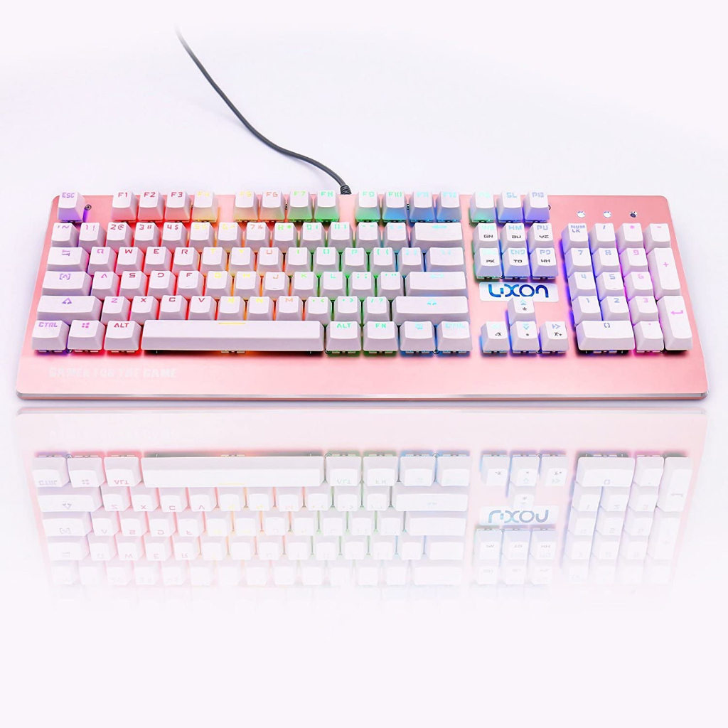 LUXON Mechanical Keyboard, Luxon Fully RGB Backlit Gaming Keyboard