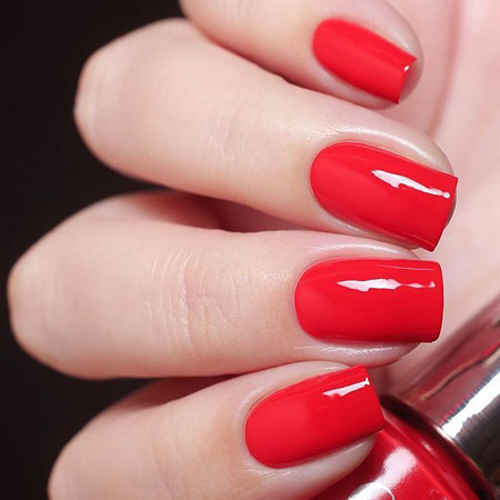 Opi Infinite Shine Unrepentantly Red Isl Ml Bright Red Cream Nail