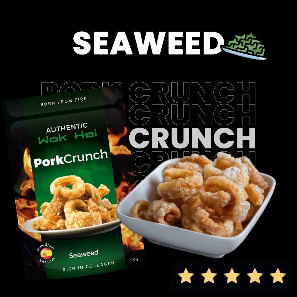 [READY STOCK] Pork Crunch Wok Hei Originals Seaweed Flavour 100g Pork