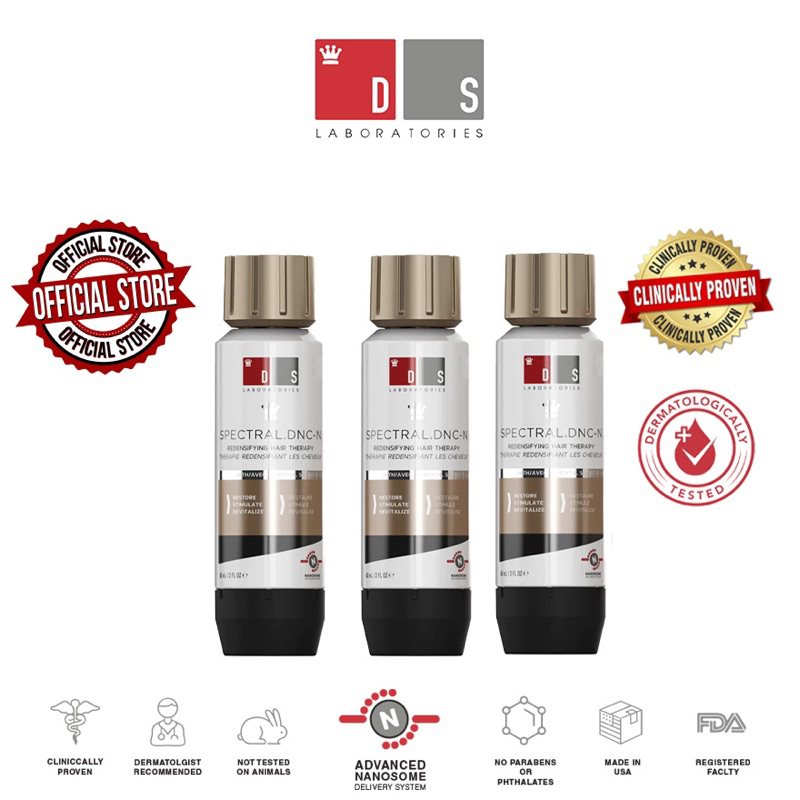 DS Laboratories Spectral.DNC-N® Hair Density Serum 60ml x 3PCS (3 ...